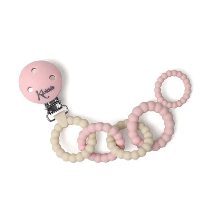 Clips pentru suzeta, Kiokids, silicon, 20cm