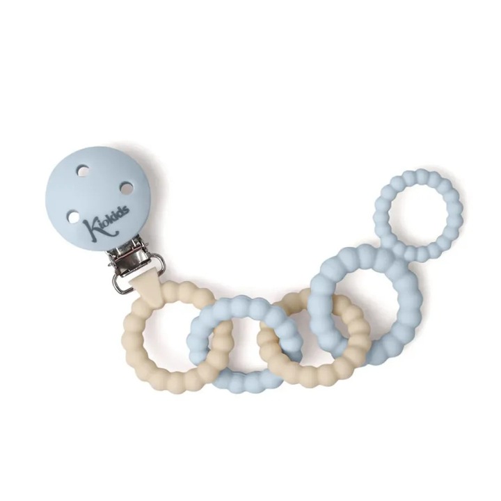 Clips pentru suzeta, Kiokids, silicon, 20cm