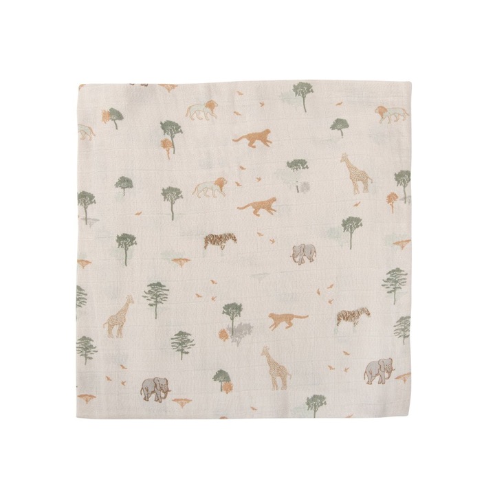 Scutec Muselina Bimbidreams Nairobi 120x120cm, 70% Bamboo, multicolor