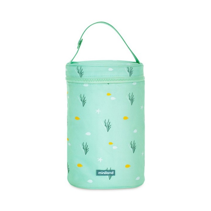 Geanta termoizolanta Thermibag Double 500ml Ocean, Miniland, design colorat, material rezistent