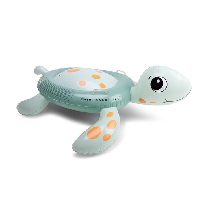 Colac pentru apa Swim Essentials Turtle, 142x137x70cm, pentru copii 6+ ani, material PVC, rezistent