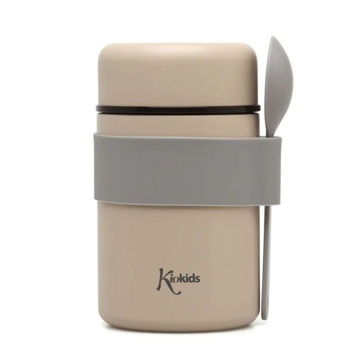 Termos pentru hrana copii Kiokids, 500ml, mpez, inox 304, mentine temperatura 6-8 ore