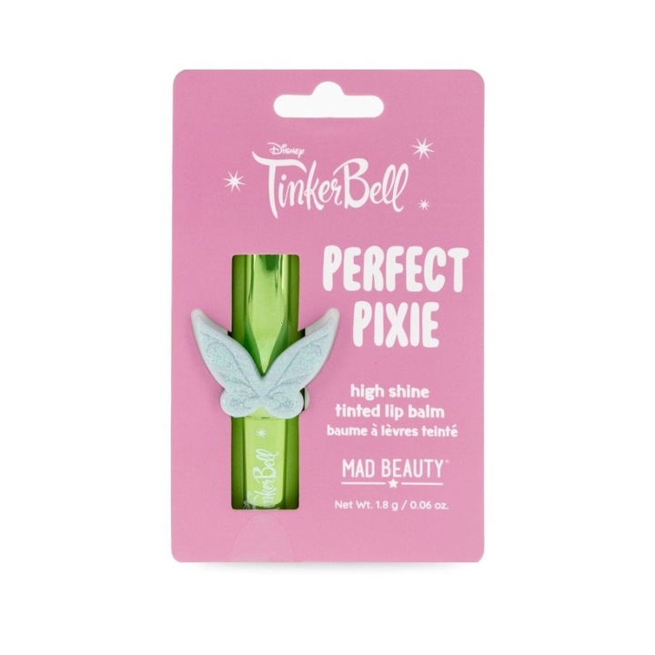 Balsam de buze Mad Beauty TinkerBell, roz, 1.8gr