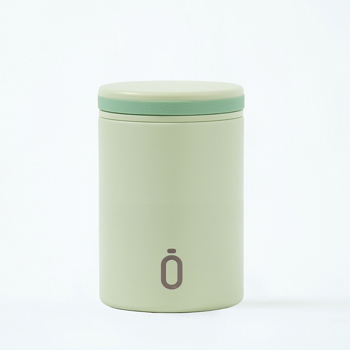 Termos Runbott 600ml, design compact, capacitate 600ml, inox, verde