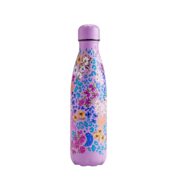Termos Chilly's Tropical Mirror 500ml, 24 ore rece, 12 ore cald, inox 304