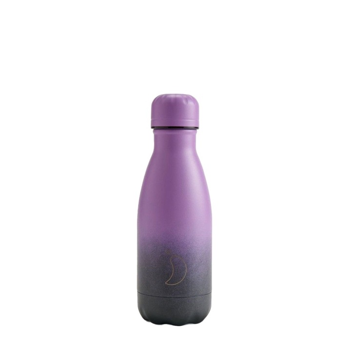 Termos Chilly's Gradient Midnight Haze 260ml, 24 ore rece, 12 ore cald, inox 304