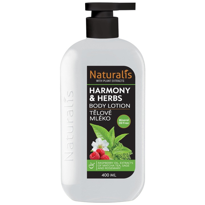 Naturalis testápoló - Harmony & Herbs, 400 ml