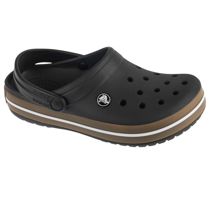 Saboti copii, Crocs Crocband Gum Clog K 212775, Negru