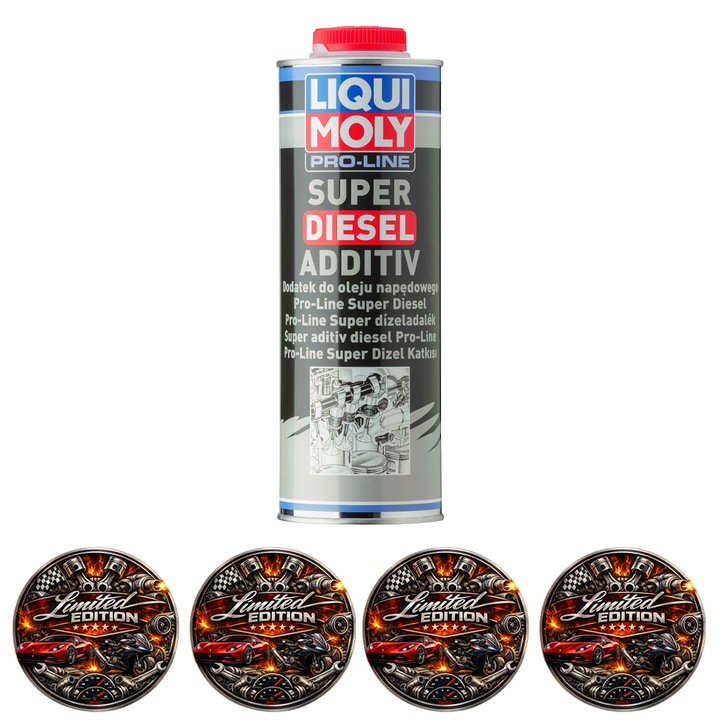 Aditiv motorina Liqui Moly Pro-Line Super Diesel Additive, 1 L, set 4x stickere auto