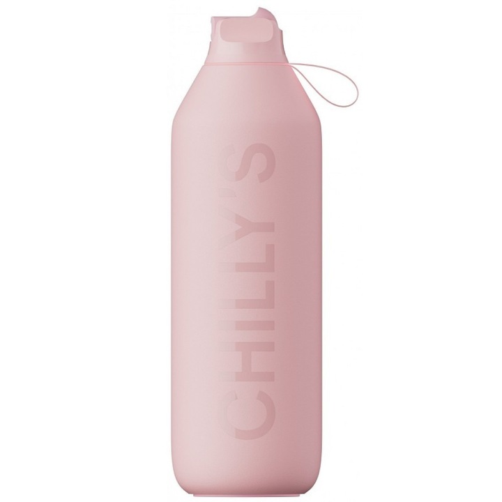 Termosuri Chilly's Series 2, 1000ml, roz blush, antimikrobiac, inox
