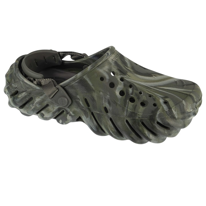 Saboti barbati, Crocs Echo Marbled Clog 208454, Verde, 46-47