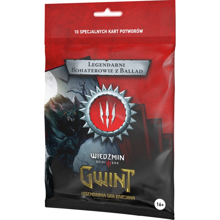 GWINT: LEGENDÁS HŐSÖK A BALLADÁKBÓL - SZÖRNYEK, LÁZADÓK, stratégiai kártyajáték, 10 kártya