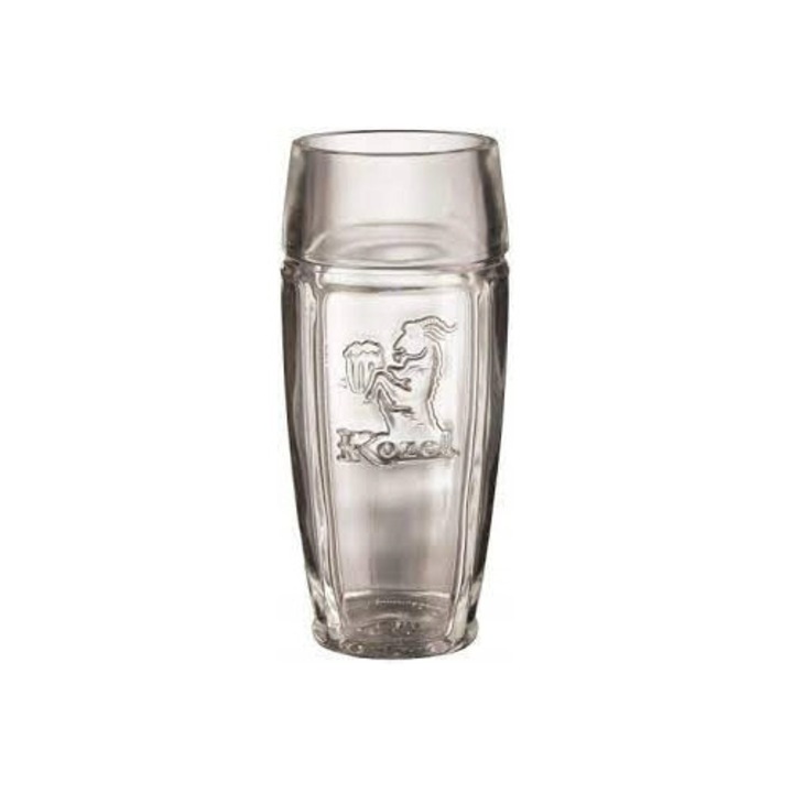 Set 6 pahare bere Kozel, 0.5l, sticla, design elegant