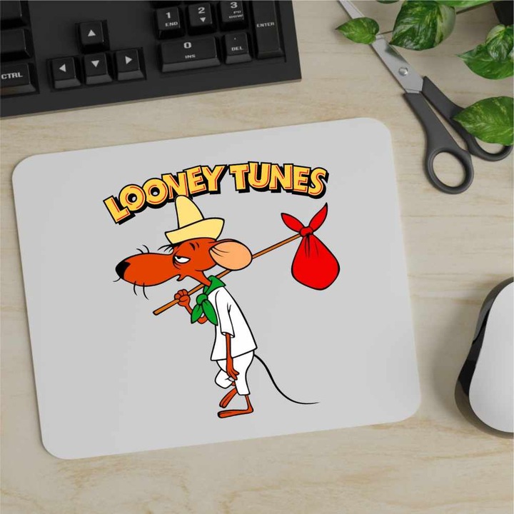 Gaming egérpad Slowpoke Rodriguez Speedy Gonzales Looney, 21x19cm