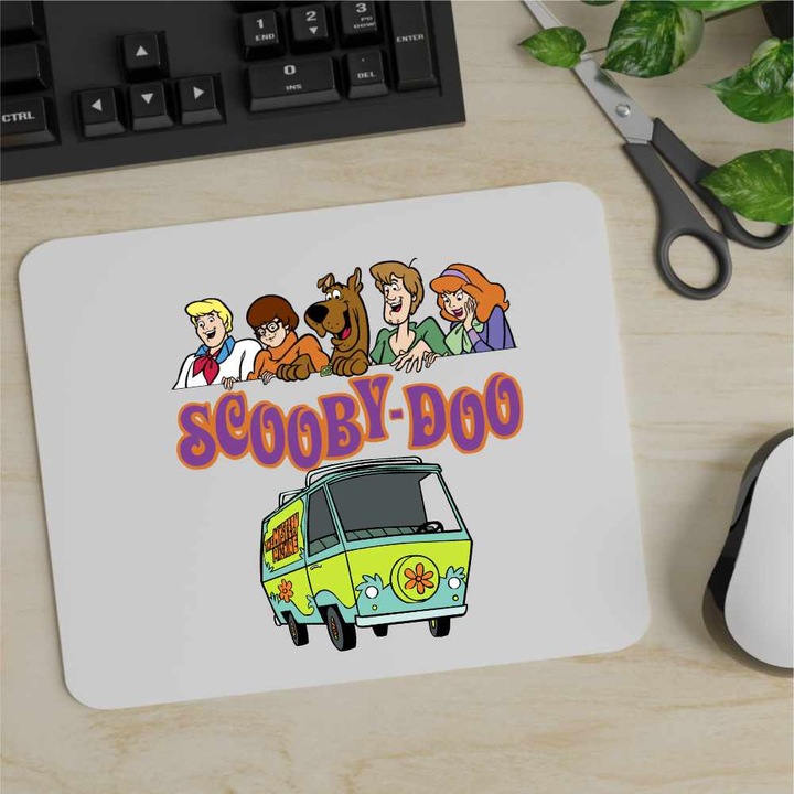 Gaming egérpad Scooby Doo Friends Logo Mistere Fantome, 21x19cm
