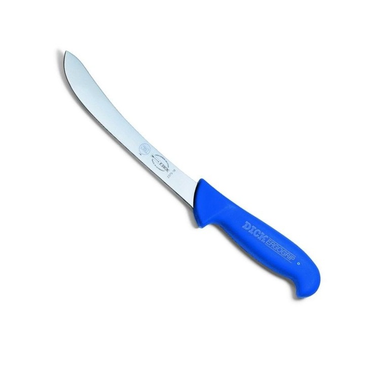 DICK egyenes kés, ergonomikus nyéllel, 21cm, kék, magas hőmérsékletnek ellenálló, szett