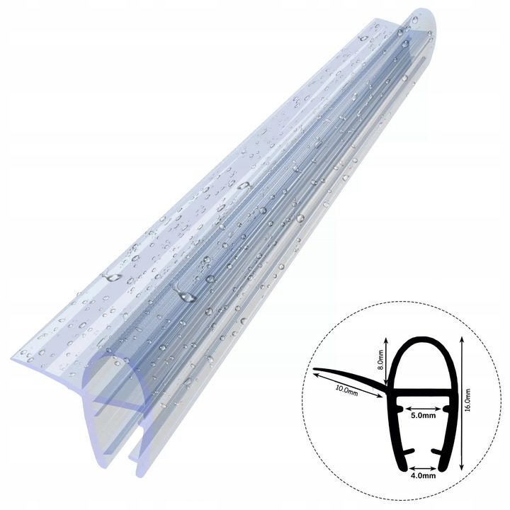 Tömítés zuhanykabinba COCOS D03 4-5mm 50cm