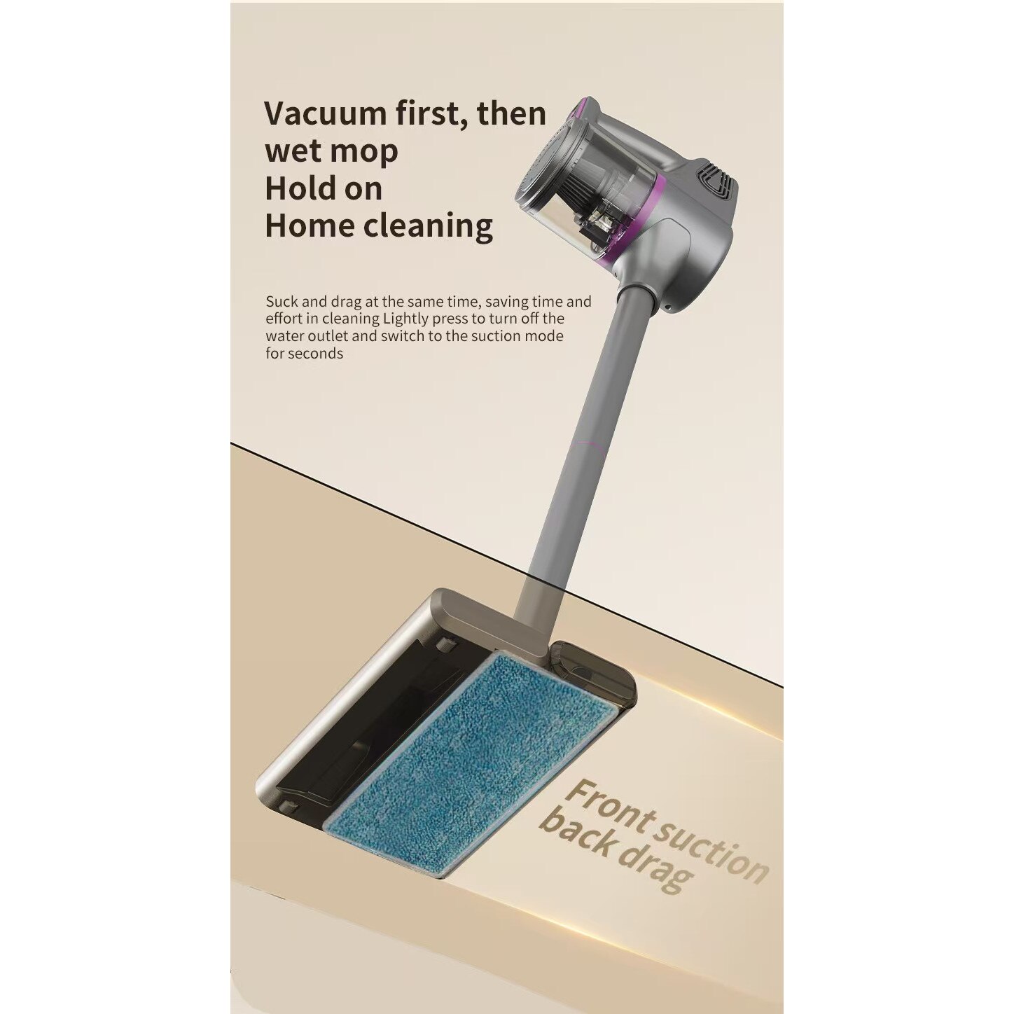 4-in-1 aspirator pentru a elimina acarieni multi-functionale / handheld / bar 2-in-1, o masina pentru a realiza intreaga camera curat