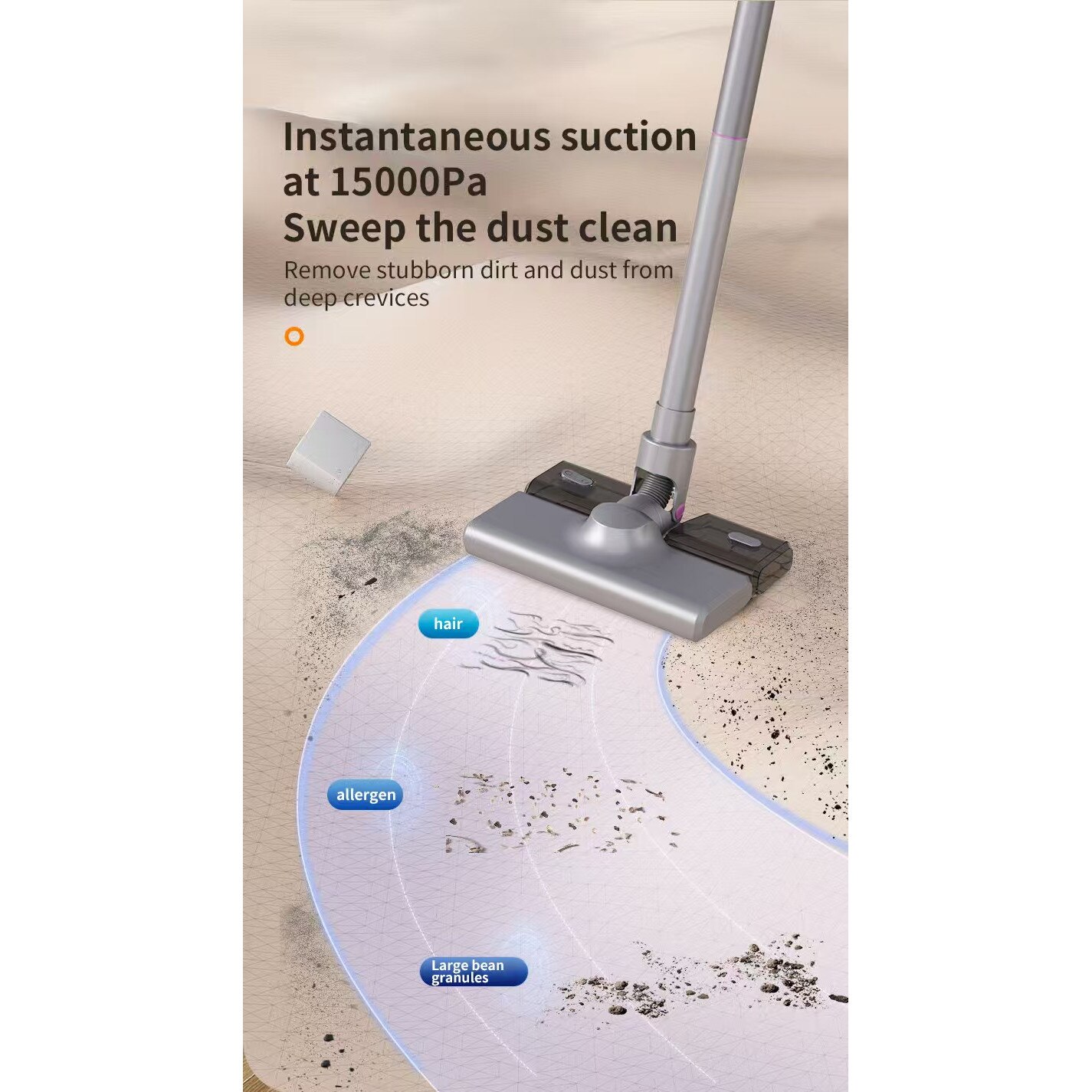 4-in-1 aspirator pentru a elimina acarieni multi-functionale / handheld / bar 2-in-1, o masina pentru a realiza intreaga camera curat