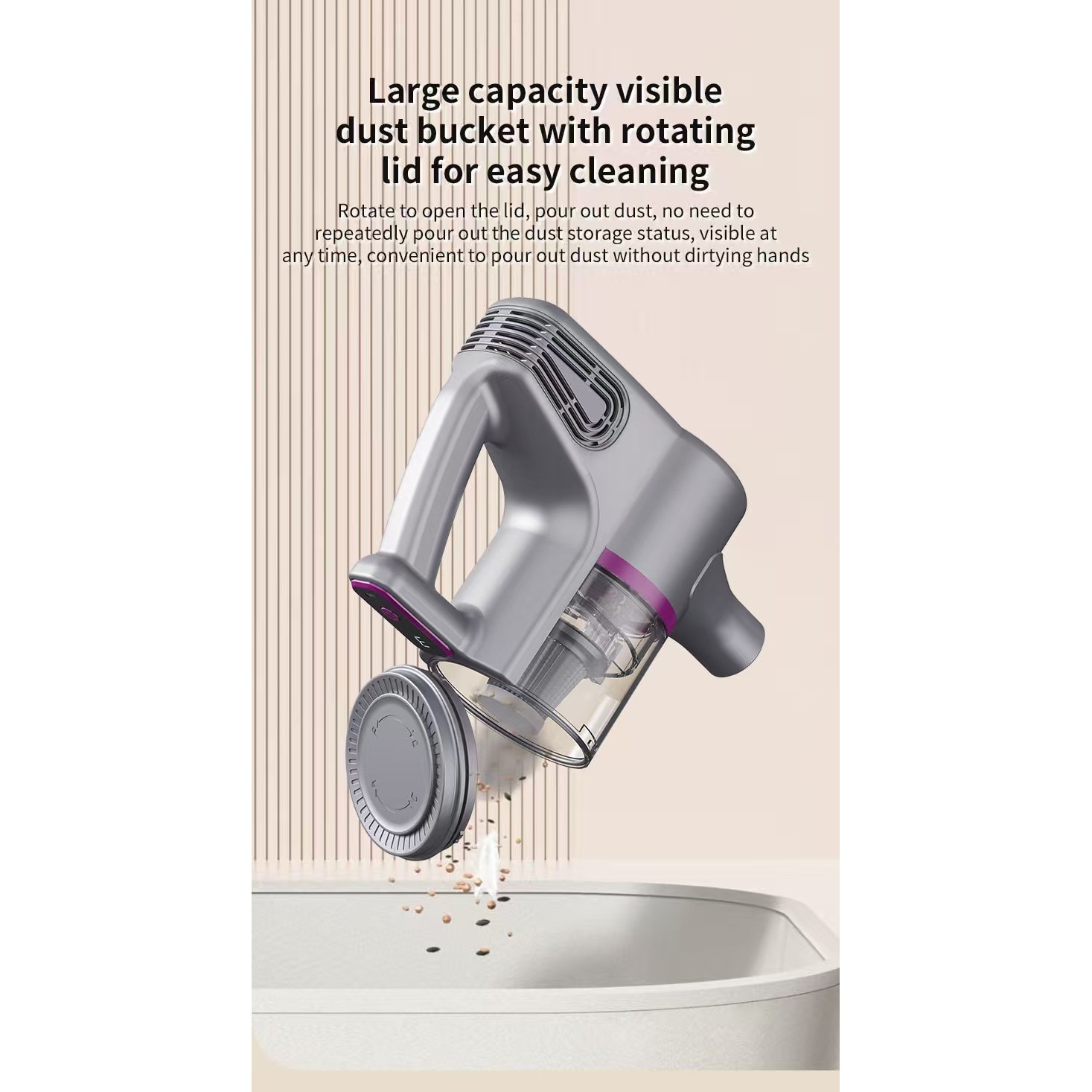 4-in-1 aspirator pentru a elimina acarieni multi-functionale / handheld / bar 2-in-1, o masina pentru a realiza intreaga camera curat