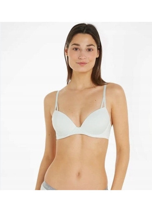 Calvin Klein melltartó, világoszöld, szivacsos, fém merevítésű, nylon/elasztán