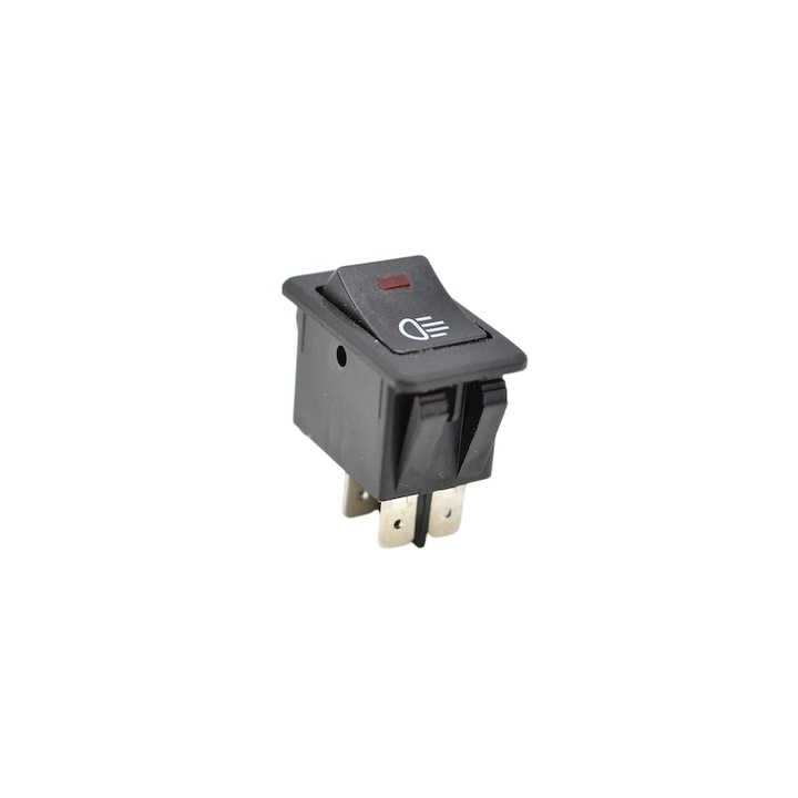 Intrerupator IRS cu LED, 4 contacte, pentru auto, 12V, model INT-12006