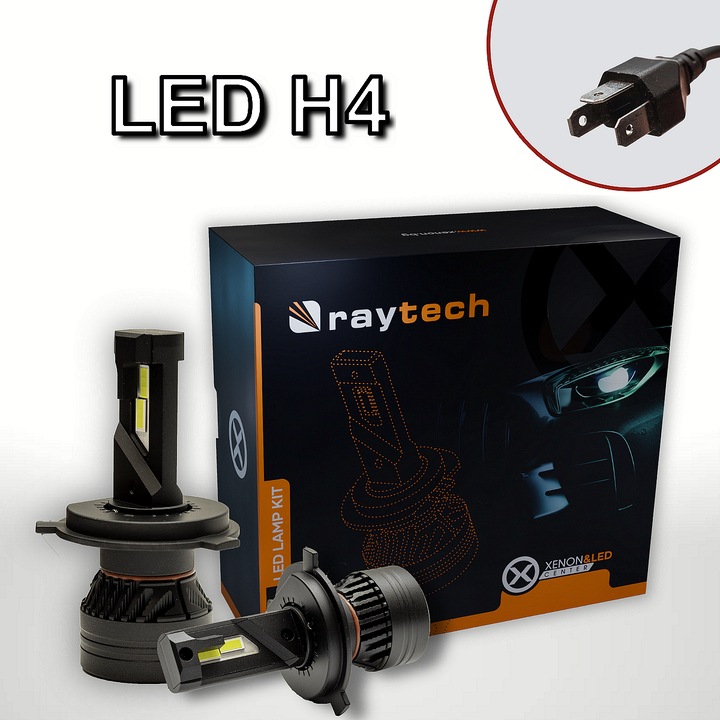 LED крушки H4 RayTech 90W 6000K CANBUS