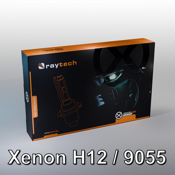 Xenon rendszer H12/9055 RayTech 55W AC CANBUS, 3000 K