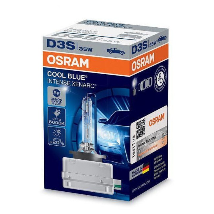 Xenon Крушка D3S 35W AC Osram Xenarc Cool Blue Intense