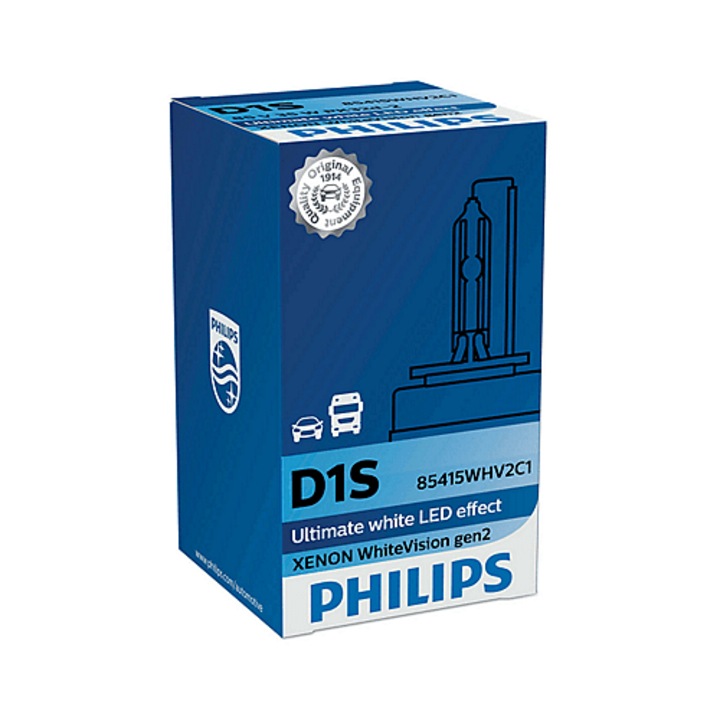 Xenon Крушка D1S 35W AC Philips White Vision gen2