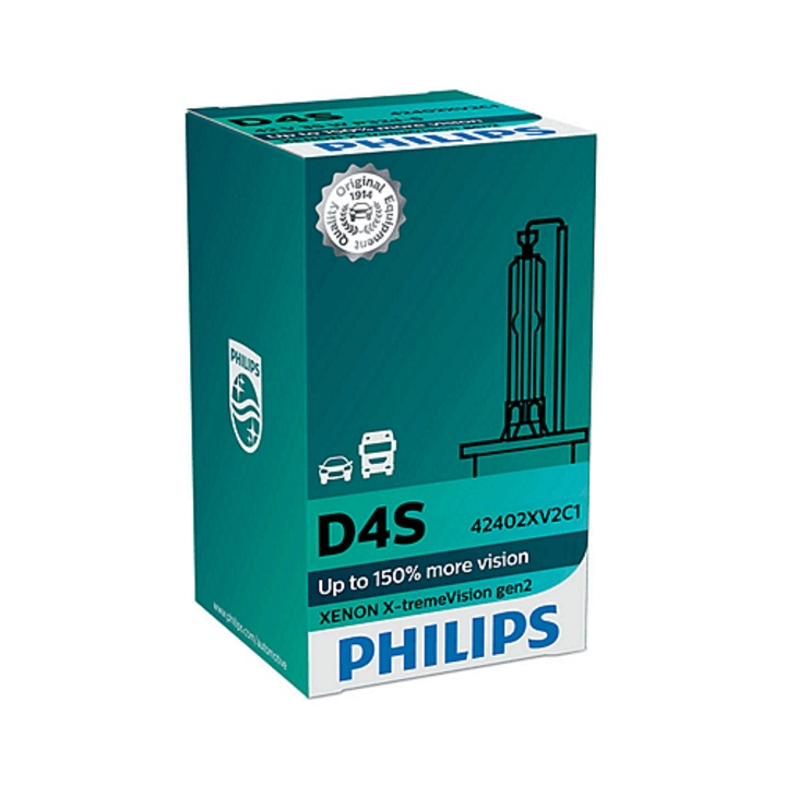 Xenon Крушка D4S 35W AC Philips X-treme Vision gen2