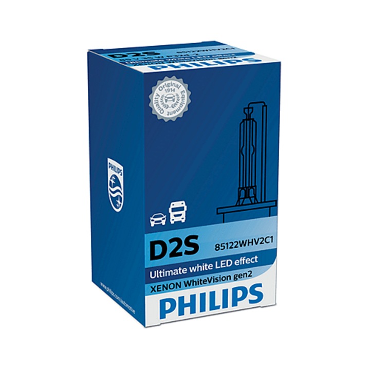 Xenon Крушка D2S 35W AC Philips White Vision gen2