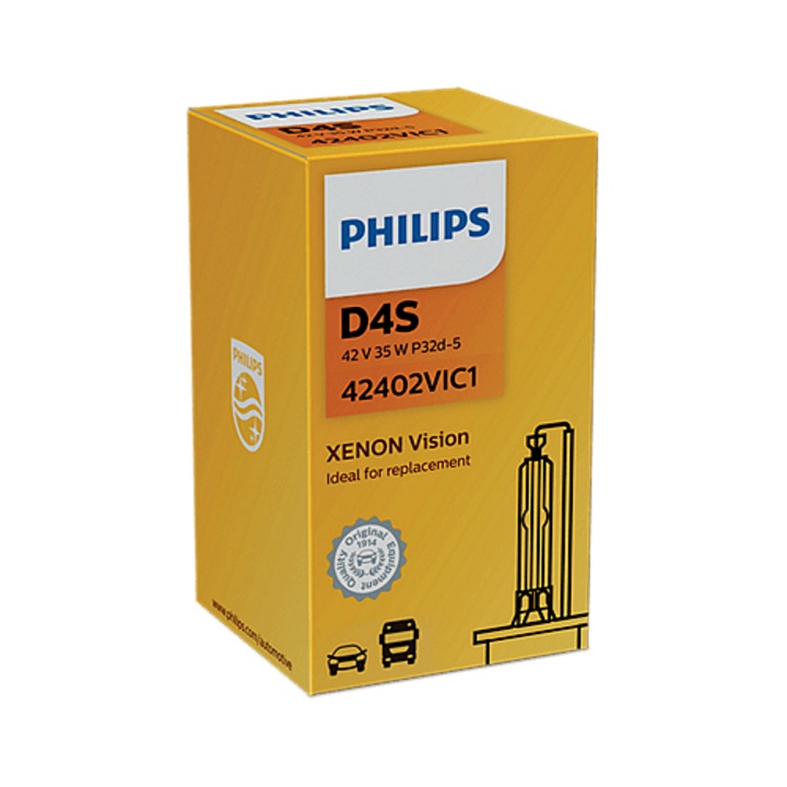 Xenon Крушка D4S 35W AC Philips Vision