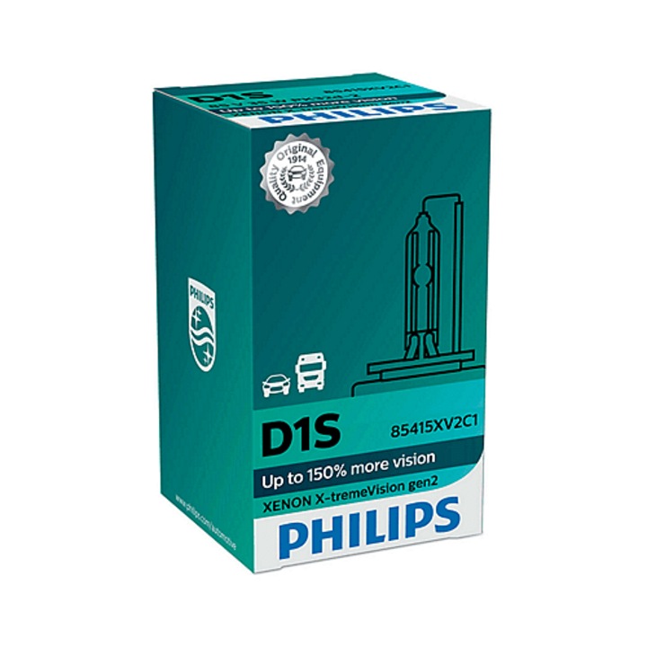 Xenon Крушка D1S 35W AC Philips X-treme Vision gen2