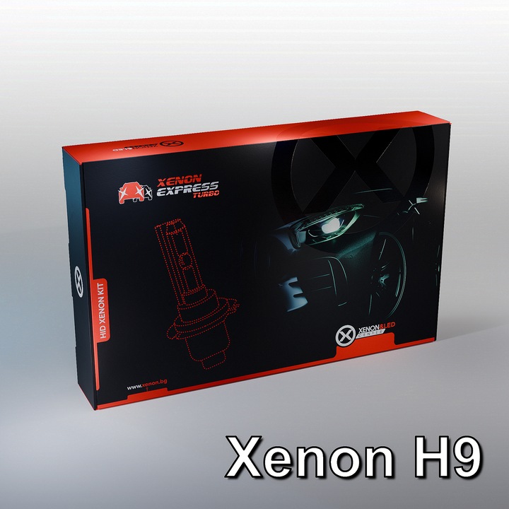 Xenon rendszer H9 Xenon Express TURBO 55W AC 24V CANBUS, 5000 K