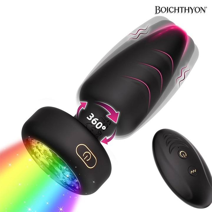 Anális vibrátor, Boichthyon®, 10 stimulációs mód, prémium biztonságos szilikon, rugalmas és vízálló, diszkrét szállítás, felnőtt szexuális játék
