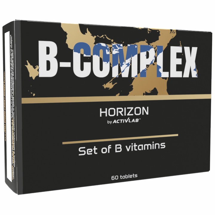 ActivLab Horizon B-Complex, 60 tabletta, B vitaminok, multivitamin, energizáló