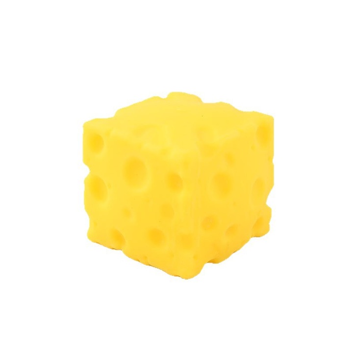 Squishy кубче сирене, реалистичен дизайн, ултра меко, 8x8x8cm
