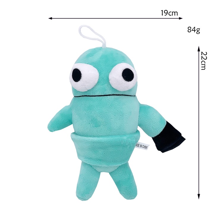 Jucarie de plus Creepy-Cute, editie noua, albastru lac, 30x20cm