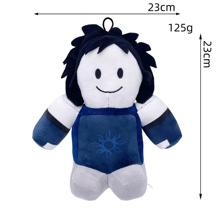 Jucarie de plus, Forsaken Chance, albastru si alb, dimensiune mare