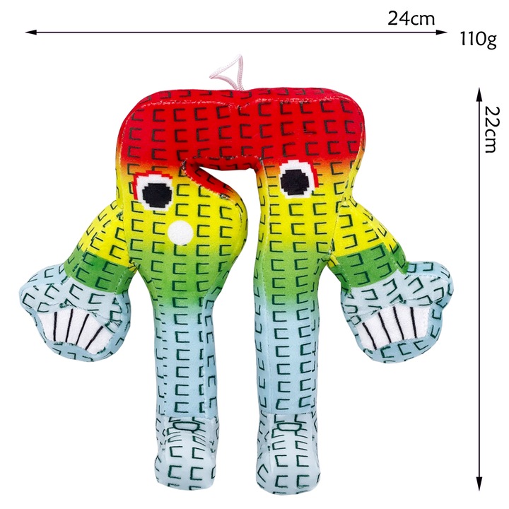 Set Jucarii de Plus "Steal the Brain" - Creier 67, 25x30cm, Multicolor