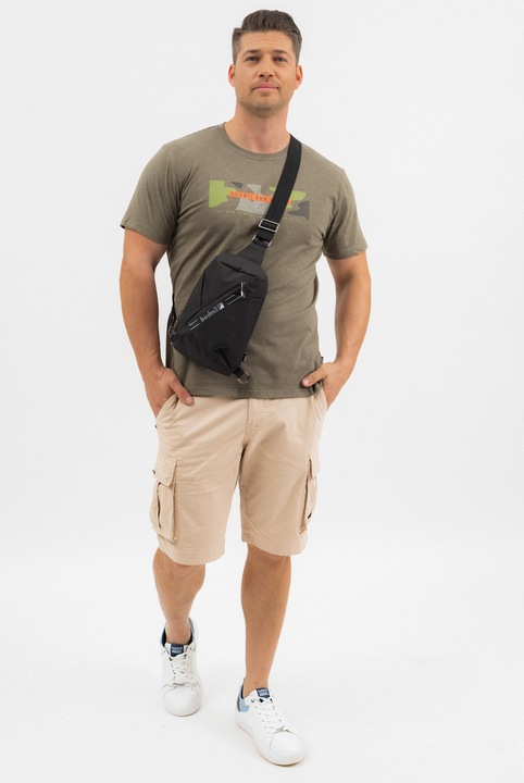 budmil férfi keresztpántos táska, ALVARO26, Fekete