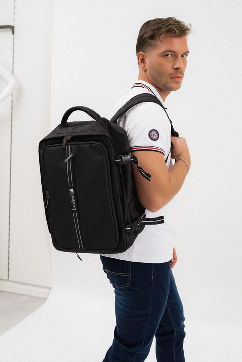 budmil férfi hátitáska, AMATO26, Fekete