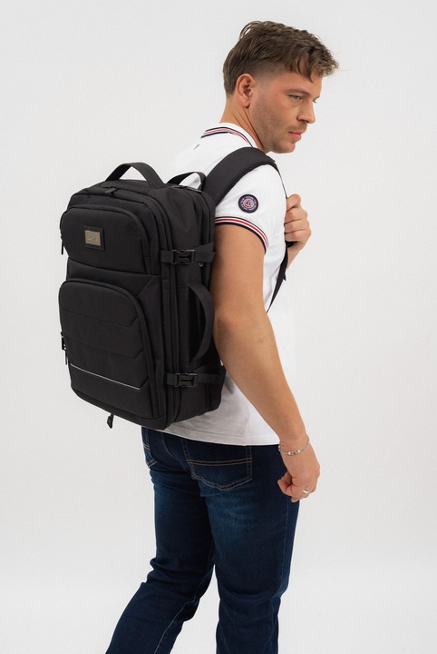 budmil férfi hátitáska, AMBA26, Fekete