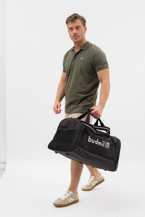 budmil férfi sporttáska, BRADLEY26, Fekete