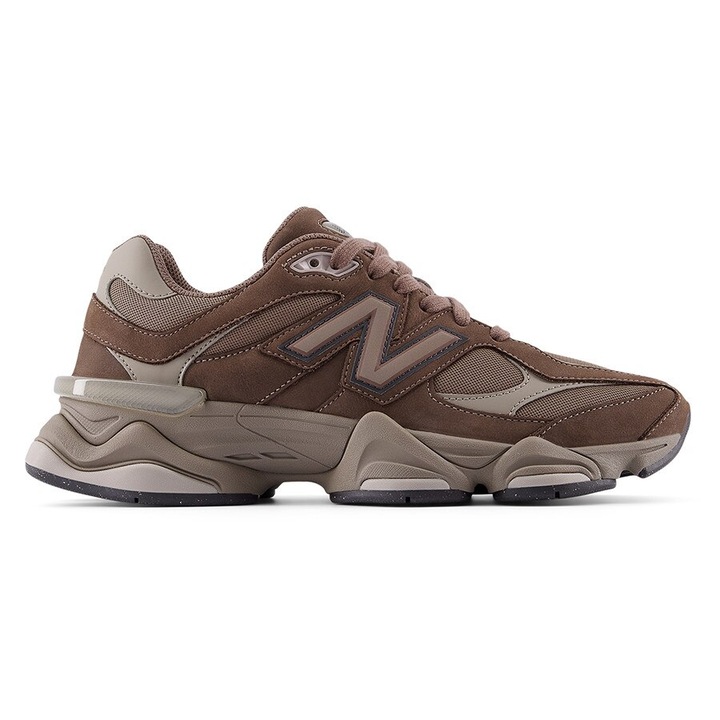 Női sportcipő, New Balance, alacsony szárú, kényelmes, barna, hálós és velúr felsőrész