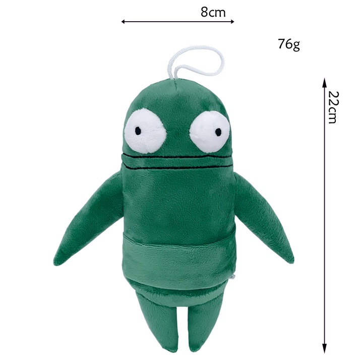 Jucarie de plus Creepy-Cute, R.E.P.O. (Repo Men), verde inchis