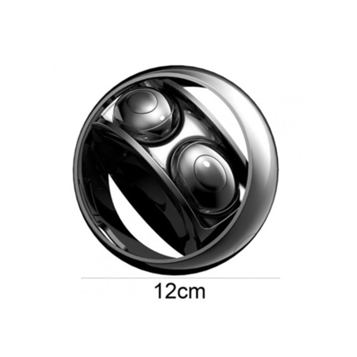 Безжични Bluetooth True Wireless слушалки, въртящ се дизайн, водоустойчиви IPX6, шумопотискане, черни