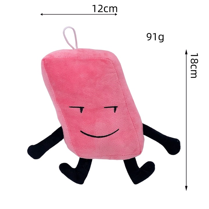 Jucarie de plus, "Steal a Brain Rot", 25cm, roz, set de colectie