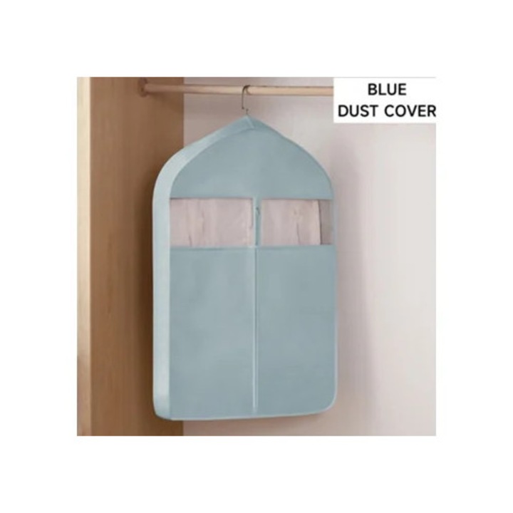 Nem szőtt ruhatakaró, 60x10x108cm, kék, szett